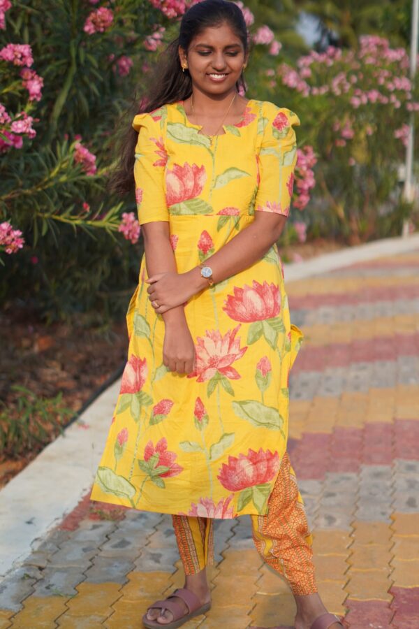 Yellow with Pink 3 Piece Set - Image 5