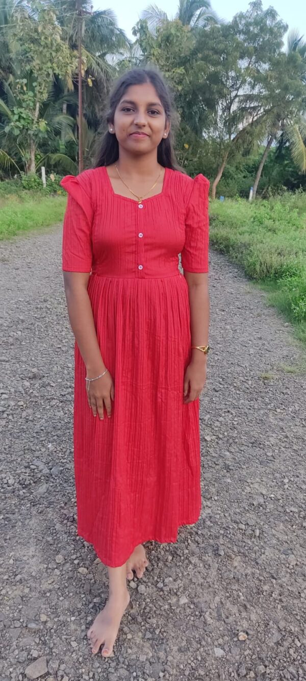 Budget Friendly Red Feeding Kurti