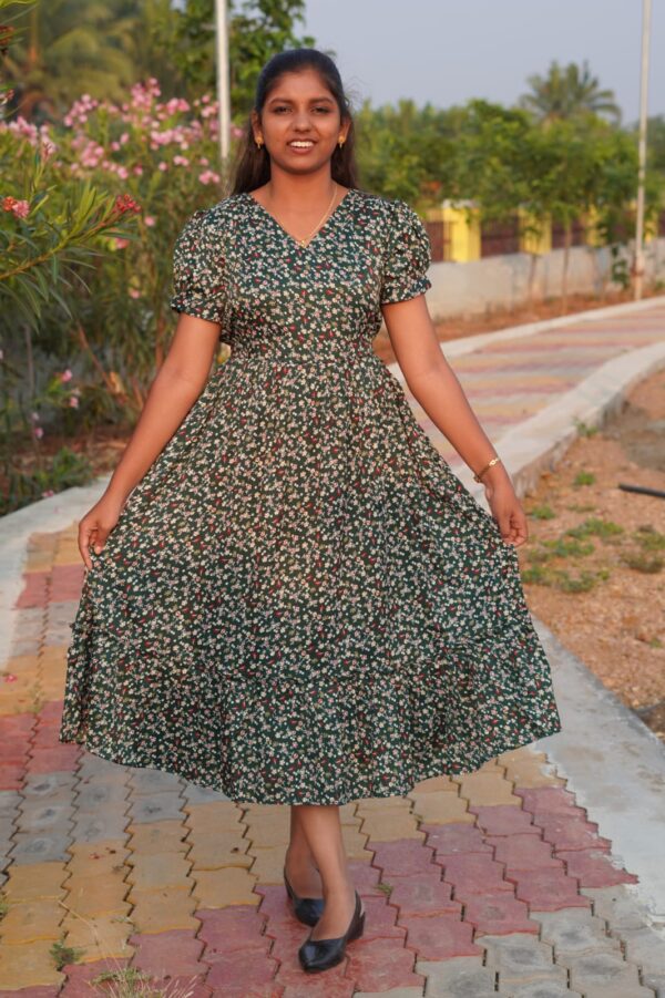 Budget Friendly Delta Crush Green Feeding Kurti
