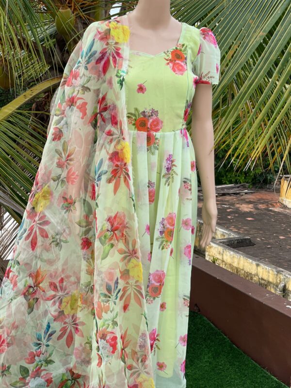 Light Greeen Flower Maxi - Image 3