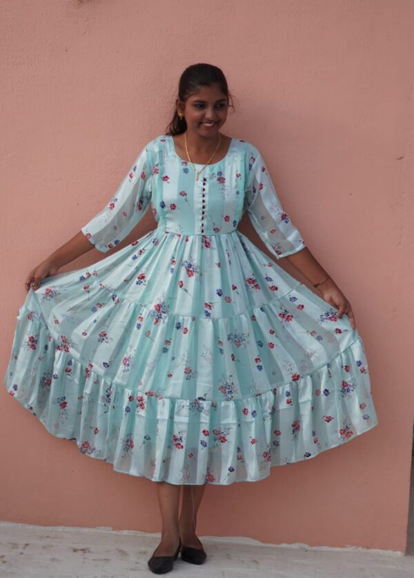 delta print green color 3 tier feeding kuruthi