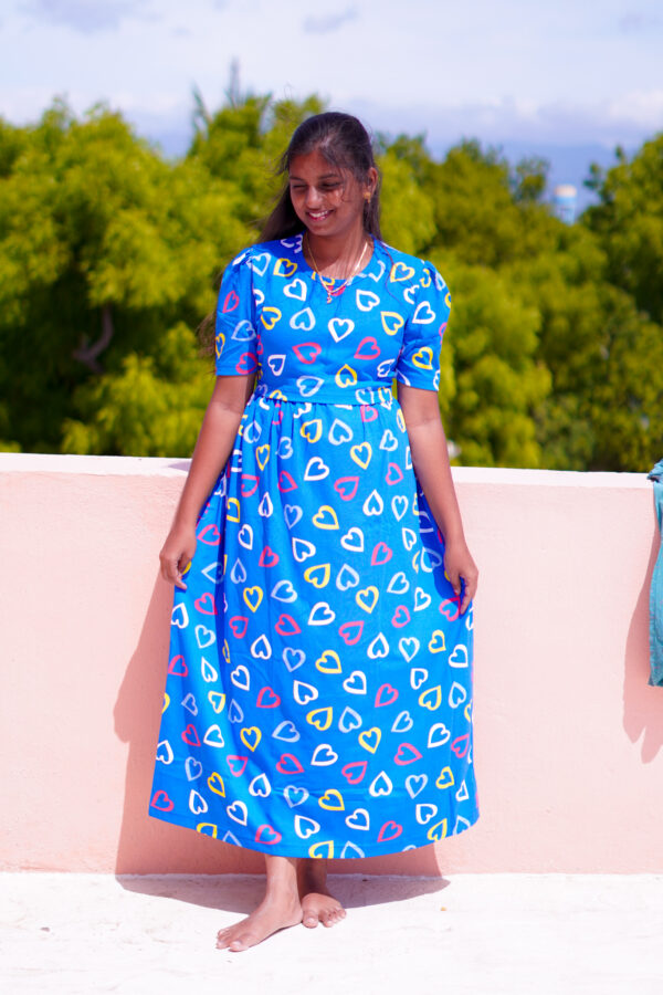 blue color heat design zipless maternity feeding wear
