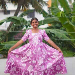 light pink and white color feeding kuruthi
