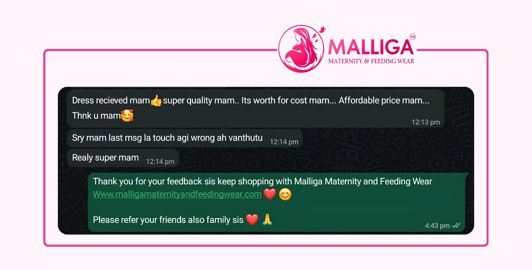 Customer testimonial 4