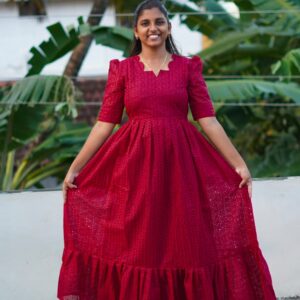 Red color Hocobo pure cotton feeding kuruthi